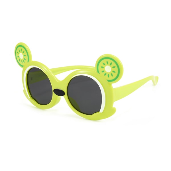 Fashion Trend Children's Sunglasses Boys and Girls Comfortable Glasses----Green Frame