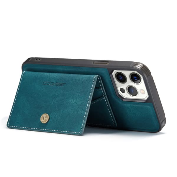 Plånboksfodral för iPhone 13 Pro, Premium PU Läder Telefonfodral med Kortplats, Ställ Bokdesign