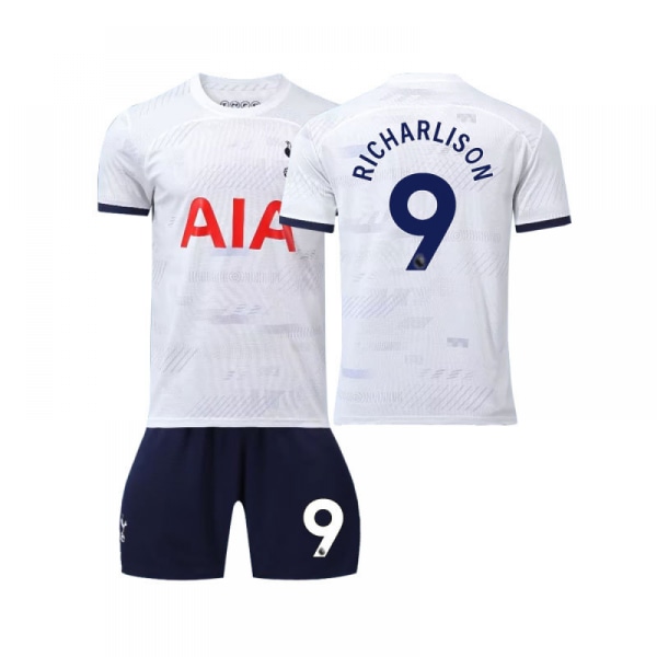 23/24 Tottenham Stadium Hemma Barn Fotbollströja Set 9 RICHARLISON XS