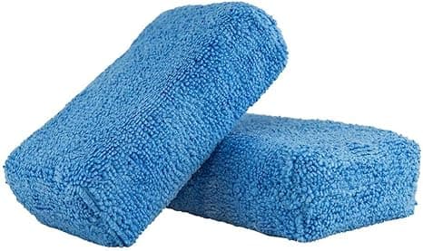 Premium Grade Microfiber Applicators, Blå (2-pack)