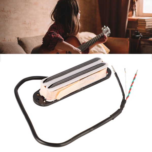 Kitara Mikrofoni 1 Käämi Dual Hot Rail 4 Johdin Metalli Mikrofoni Instrumentti Tarvike Vaihtoon