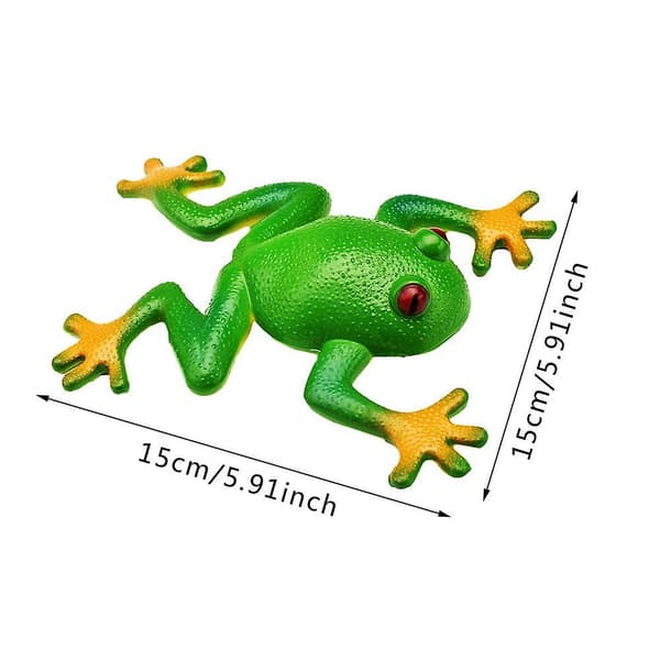 Nyhet Rolig Leksak Simulering Mjuk Sträckbar Gummi Groda Modell