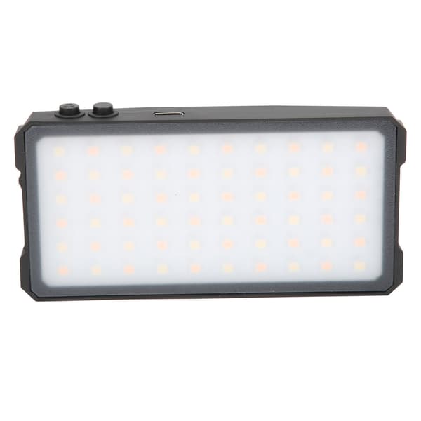 Manbily MFL-04 Bærbar LED-lommelampe 3000K-6500K for direktesending med diffuser