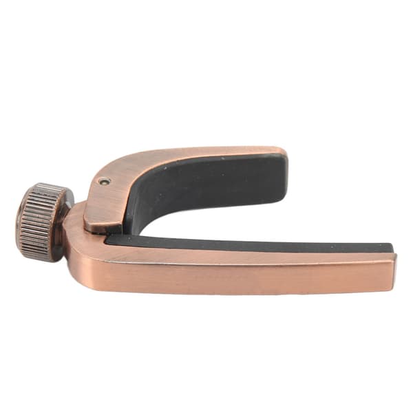Metallfjäder Capo Tonjusteringsverktyg för Ukulele Akustisk Gitarr Stränginstrumentdelar Brons