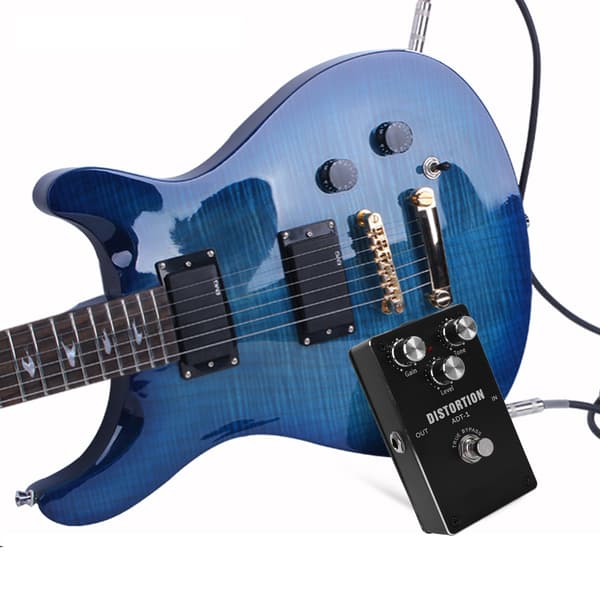 Mini Space Bærbar Distortion Tone Elektrisk Pedal Guitar Effektor Pedaler