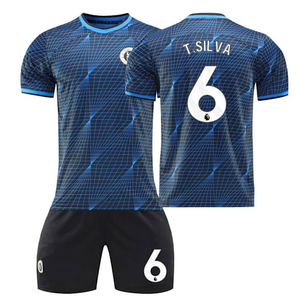 23/24 Chelsea udebanebørnefodboldsæt 6 T.VIL VA M