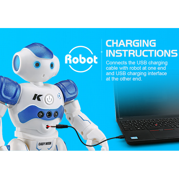 Smart robotlegetøj til børn, programmerbare fjernbetjeningrobotter med interaktive håndbevægelsesbevægelser, genopladelige dansende RC-robotlegetøj til 3-12 år