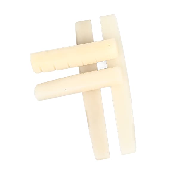 Knokkelbro Saddle Akustisk Gitar Knokkelbro Saddle Akustisk Gitar Tilbehør 2 Sett Saddle Og Mutter