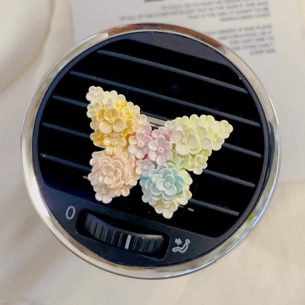 3D Blomster-Sommerfugl Silikonforme Epoxy Harpiksforme Blomster-Sommerfugl Lysforme til Lysfremstilling Silikonform til DIY Duftende