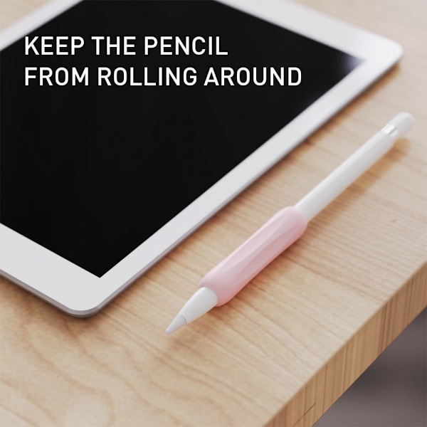 Ergonomisk silikone sleeve til Apple Pencil, kompatibel med Apple Pencil 1. og 2. generation