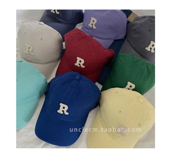 Dotpet Klassisk Logotyp Justerbar Baseballkeps för Män (Beige)