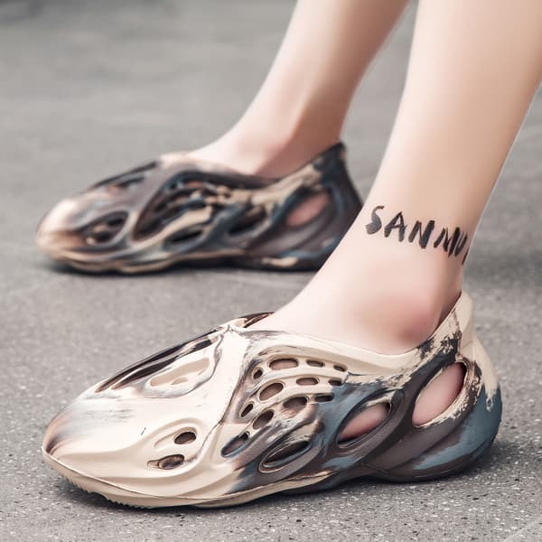 Unisex Clogs Hage Sko Sommer Dusjsko YEEZY-C7 (38/39 EU)