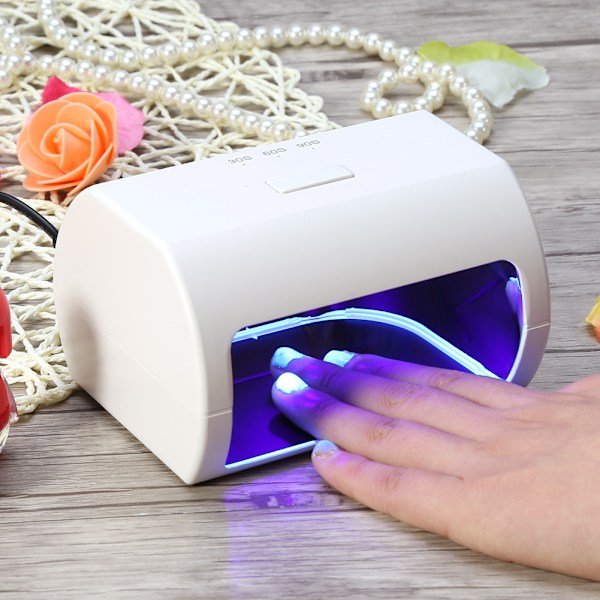 Professionell 9W LED UV-gel torkare naglar torkande ljuslampa manikyr härdningsverktyg
