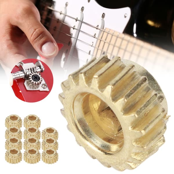 OpenGear gitarrstämmare växlar Hex låsning Universal monteringstappar Musikinstrument verktyg(d'or 9 delar)