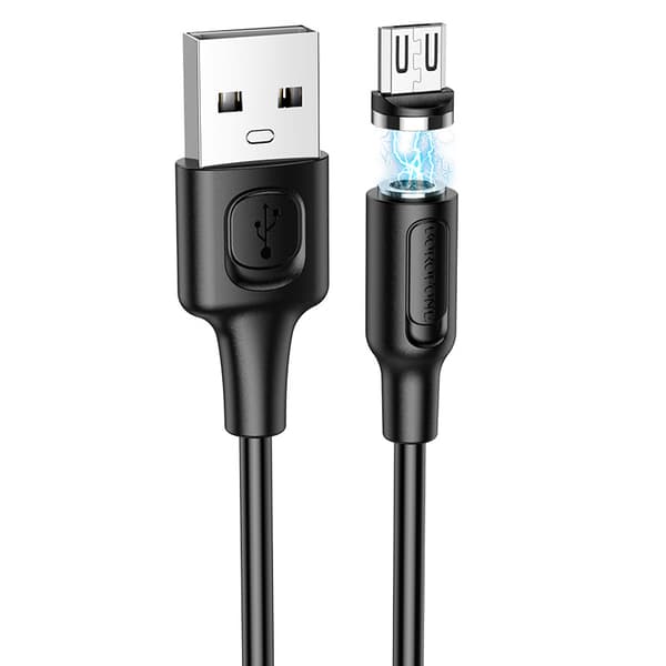 Borofone BX41 magnetisk ladekabel egnet for Android universell mobiltelefon 2.4A ladekabel