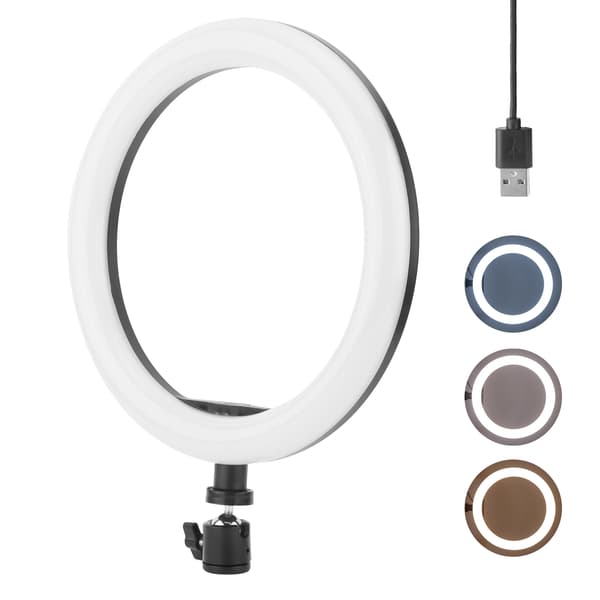 10 tommer ringformet fyldlys Live Steaming supplerende lampe Nat selfie-forbedrende lys