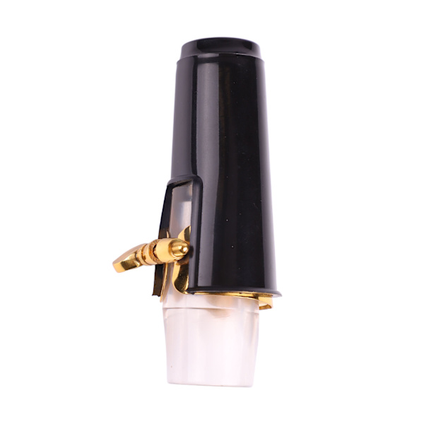 Alto Saxofon Mundstykke Kit Transparent Plast Guld Ligatur Sort Hætte E Flat Sax Instrument Tilbehør