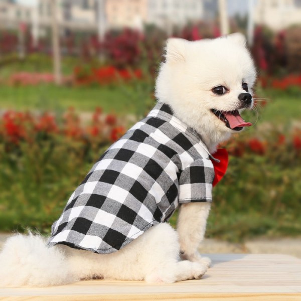 Ternet kæledyrsskjorte Hundepolskjorte Kæledyrstøj Åndbar Katte-T-shirt (Størrelse XL)