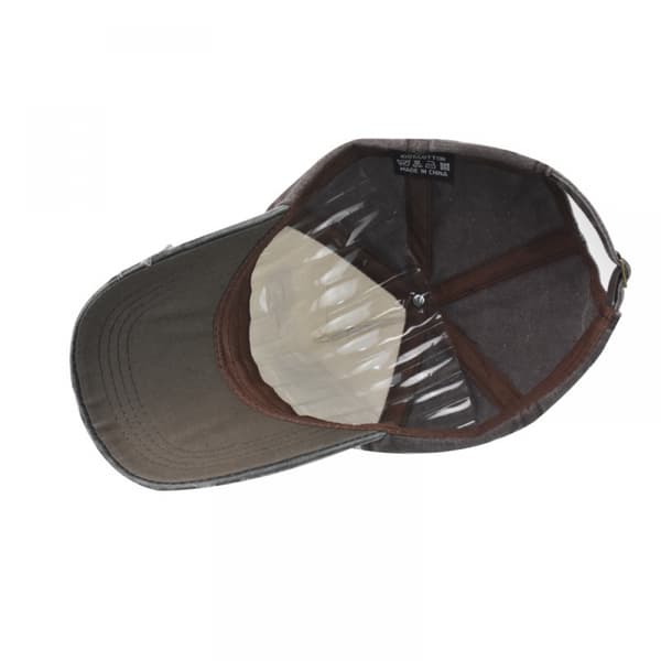 Dotpet Gorra Beach Säädettävä Naisille (Harmaa Ja Musta)