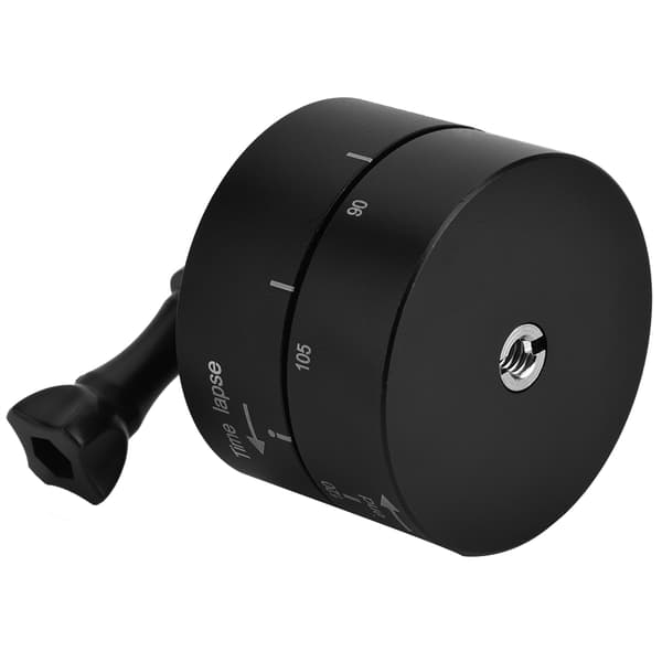 360° 120 minutter panorering roterende stativ Time Lapse stabilisator stativadapter til kameraer Gopro