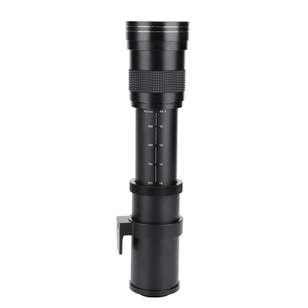420-800mm F/8.3-16 Teleobjektiv Manuell Zoomobjektiv för M4/3 Mount DSLR-kamera