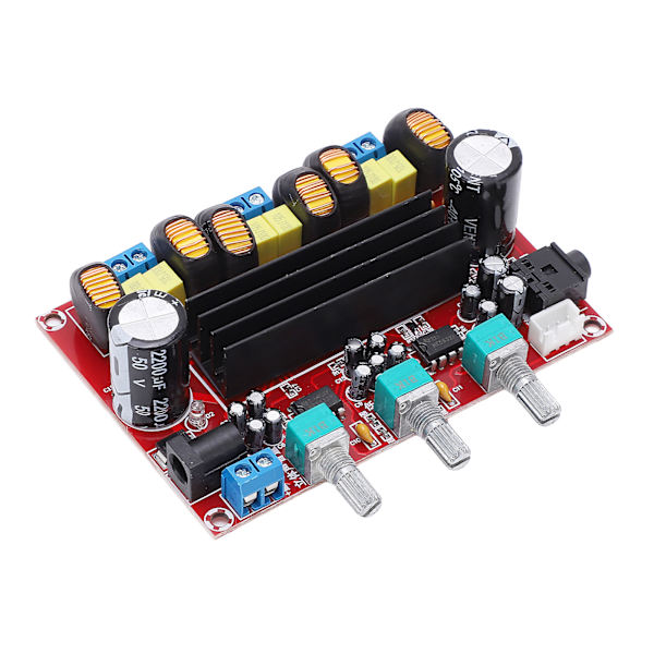 Digital Power Amplifier Board XHM139 TPA3116D2 2x50W+100W 2.1 Kanal Power Amplifier Modul 1224V
