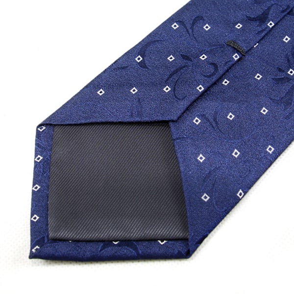 Miesten klassinen kukallinen solmio, kudottu jacquard-kangas, käsintehty, 19 cm