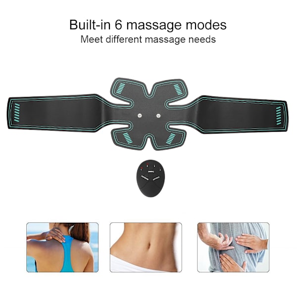 Intensitetsjusterbar muskelmassage för magmusklerna