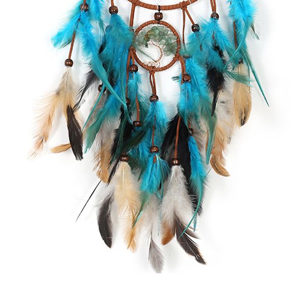Dotpet Drömfångare Livets Träd med Fjädrar, Native American Dream Catchers Väggdekor för Män Kvinnor Pojkar Flickor Barn Sovrum Väggkonst Bröllopsfest