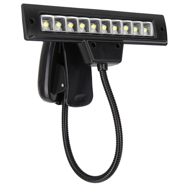Bærbar orkester-notestativlys Fleksibel nakkeklips USB leselampe LED