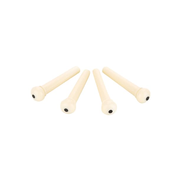 60 st/set Folk Gitarr Delar Sträng Stall Plast Spikar Stift Reparationstillbehör (Vit)