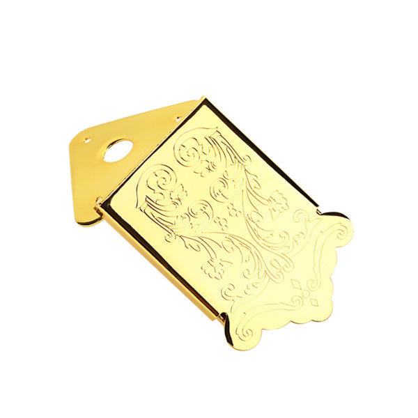 Mandolin Gitarr Stränghållare med Skruv Instrument Ersättningstillbehör (Guld)