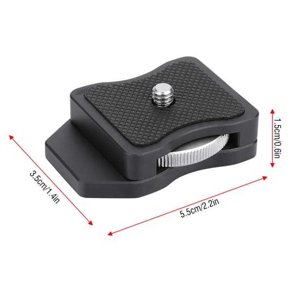 Kamera Gimbal Forhøjet Pad Riser Quick Release Plade til Zhiyun Crane 2
