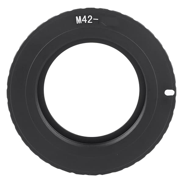 M42-EOS/EF objektivadapterring til M42 skrueobjektiv, der passer til Canon EOS/EF-monteringskamera