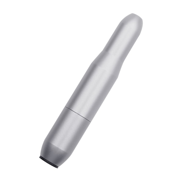 Elektrisk Nagelfilmaskin Bärbar USB Nagelfil Slipningsborrmaskin med Keramisk Metall Slipningshuvud Grå
