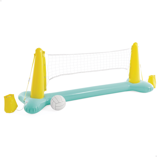 Oppusteligt Pool Volleyball Spil, Flydende Legetøj til Svømning, til Sø, Baghave, Fest, Grøn