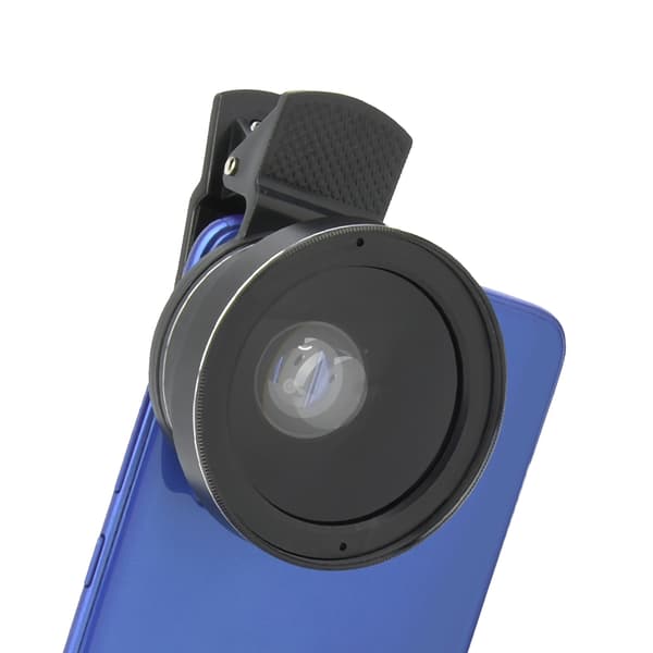 2 i 1 Universal 15X Makroobjektiv 0.6X 52mm Vidvinkelobjektivsæt til Smartphone Tablet