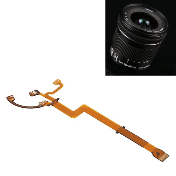 Objektivblænde Flexkabel Kameratilbehør Erstatning til EF S 10‑18mm F/4.5‑5.6 IS STM