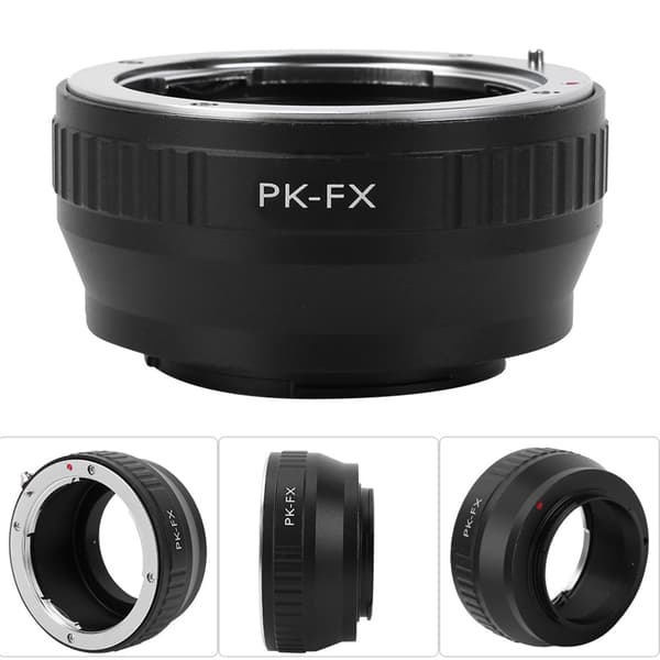 Metallisk objektivadapterring for Pentax PK-objektiv til Fujifilm FX X Pro1 X E1 kamera