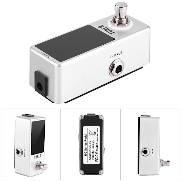 LT-910 Rowin Monoblock Effect LED Elektrisk Gitar Tuner