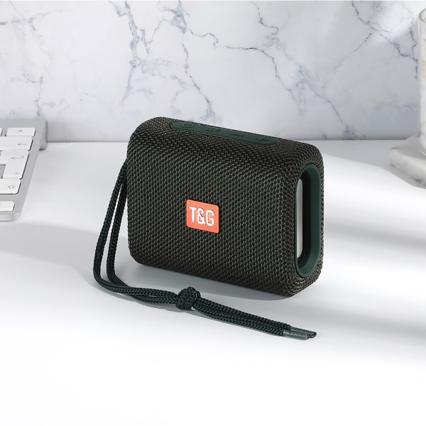 TG313 fyrkantig trådlös bluetooth-högtalare utomhus sport bärbar bärbar kort subwoofer Blå