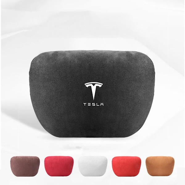 Passar Tesla MODEL3/MODELY/MODELX nackstöd ländryggsstöd - Tesla [Gentleman Black] nackstöd/1