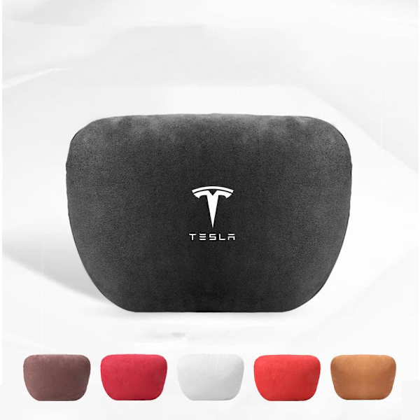 Passar Tesla MODEL3/MODELY/MODELX nackstöd ländryggsstöd - Tesla [off white] nackstöd/1