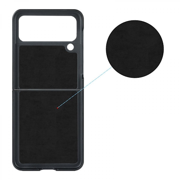 Magnetiskt Skal Kompatibelt med Samsung Galaxy Z Flip 3 5G Skal PU Läder Kolfiber Telefonskal Kompatibelt med MagSafe