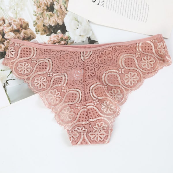 5-pack damunderkläder i spets, bikiniunderkläder med måttlig täckning, flerpack, ST-JF5, XL
