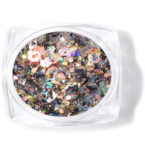 1 låda nagelkonstdekoration glitter pentagram oregelbundna paljetter manikyrdekoration DJ07