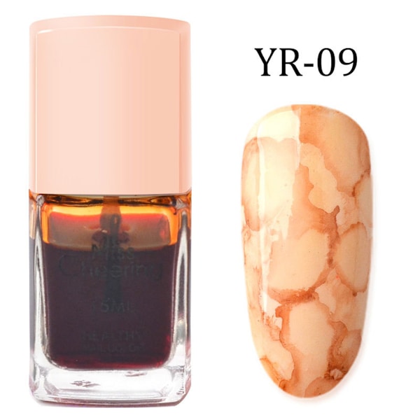 15ml Gradient Marmorointi Glitter UV-geelilakka Kestävä DIY Manikyyri Työkalu 9#