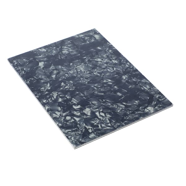 Guitar Pickguard PVC Celluloid Bærbar Elektrisk Bas Scratch Plate Cover Backplate Sheet Sort Perle