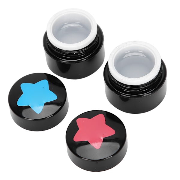 Multifunktionella nagelkonst strasslegering lim nagelförlängningsgel 10 ml x 2 st
