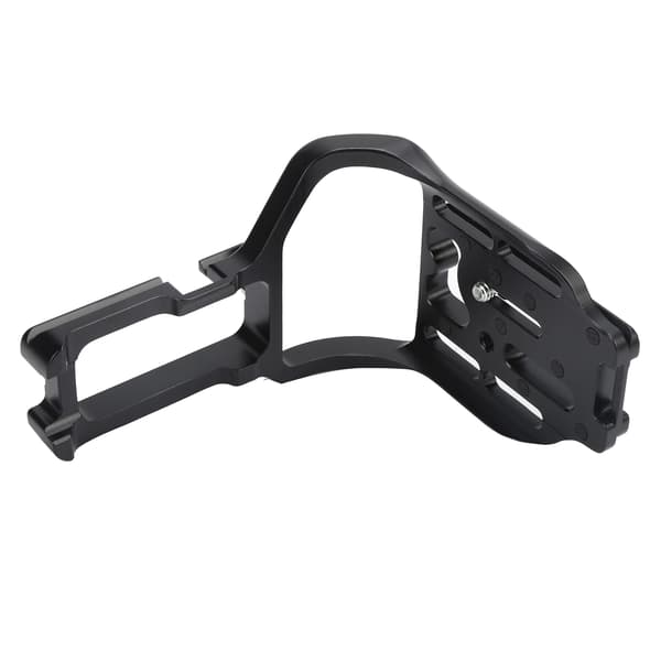 Aluminiumslegering Quick Release Plade Vertikal L-beslag Sort til Canon 5D3 SLR-kamera